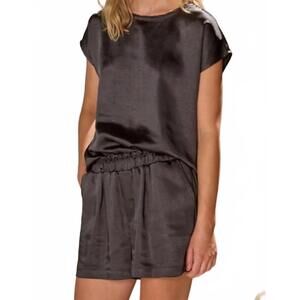 NEW MELISSA NEPTON lauren pull-on short in black